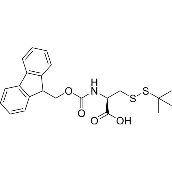 N-(((9H-Fluoren-9-yl)methoxy)carbonyl)-S-(tert-butylthio)-L-cysteine 73724-43-3